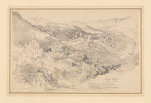 Udsigt fra Civitella, nær Olevano